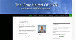 Desktop Screenshot of grayhairedobgyn.com